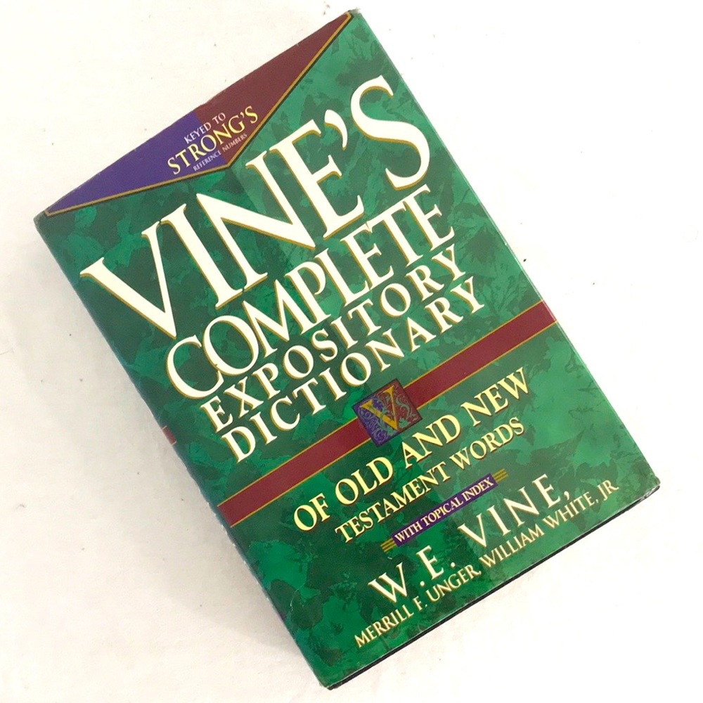 📚BOOK! VINE’S COMPLETE EXPOSITORY DICTIONARY